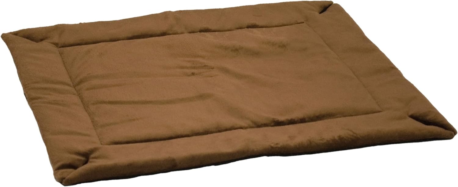 K&H PET PRODUCTS Self-Warming Crate Pad Mocha X-Small 14 x 22 Inches