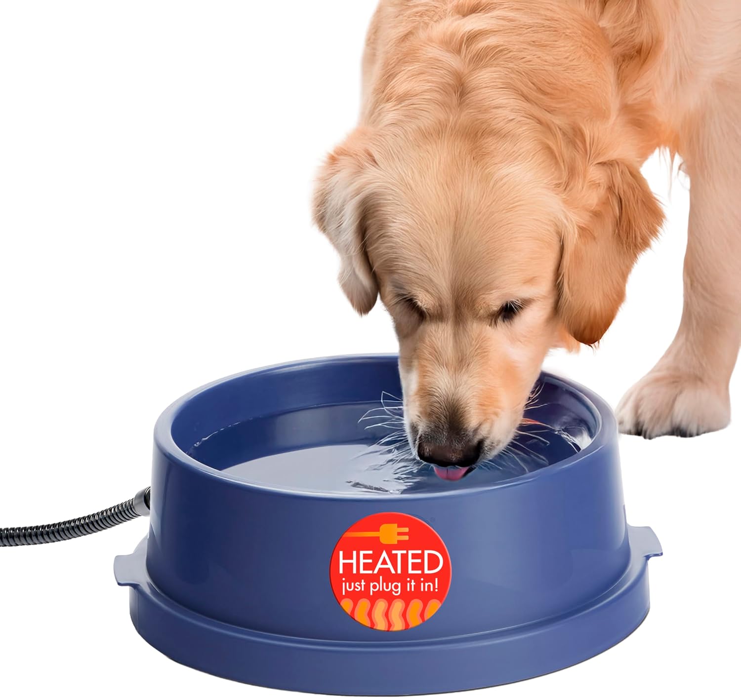 K&H Heated Water Bowl, Thermal-Bowl for Cats & Dogs, Safety Listed, 25W