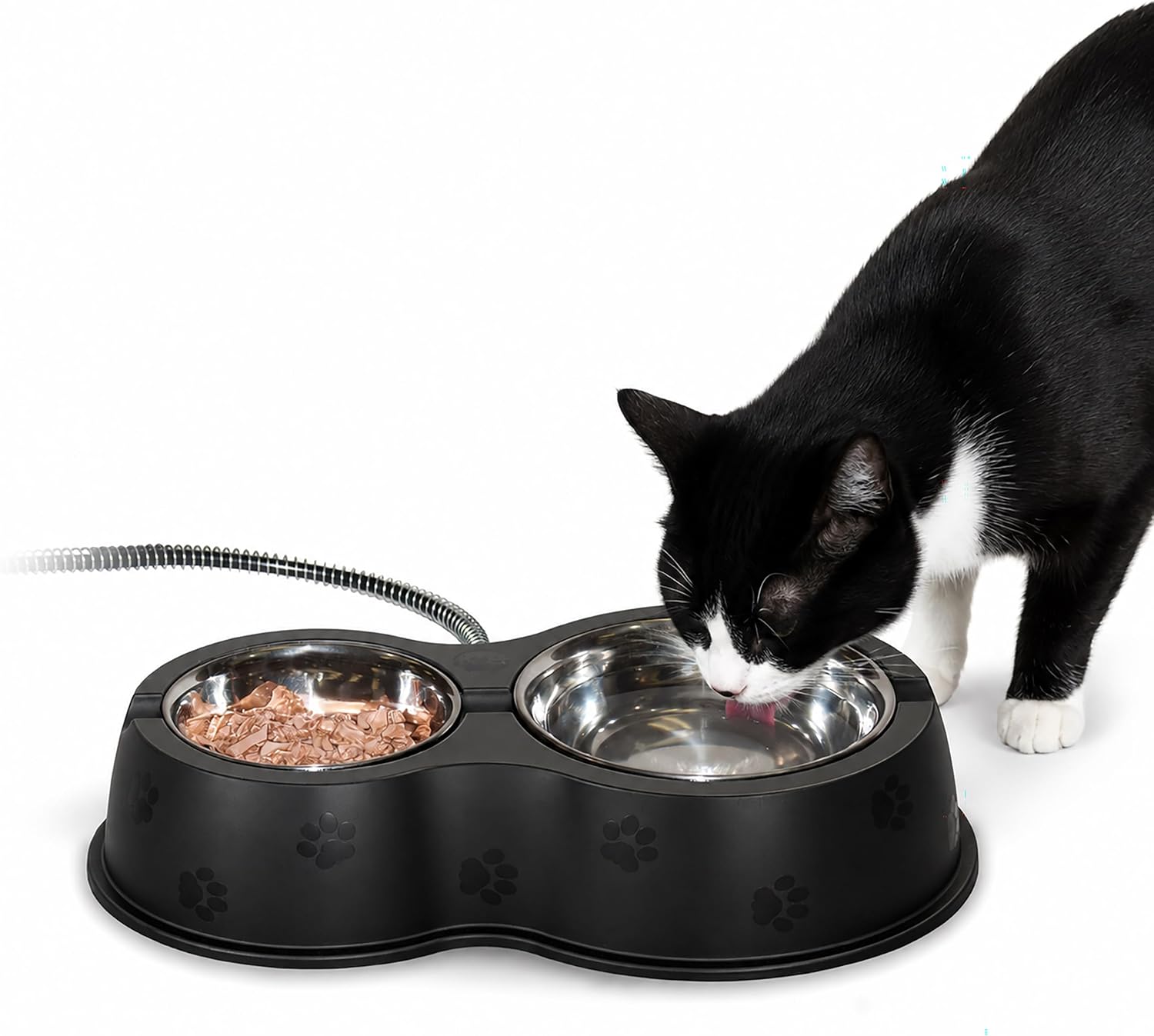 K&H Heated Water Bowl, Thermo-Kitty Café Feral Cat Feeding, Safety Listed
