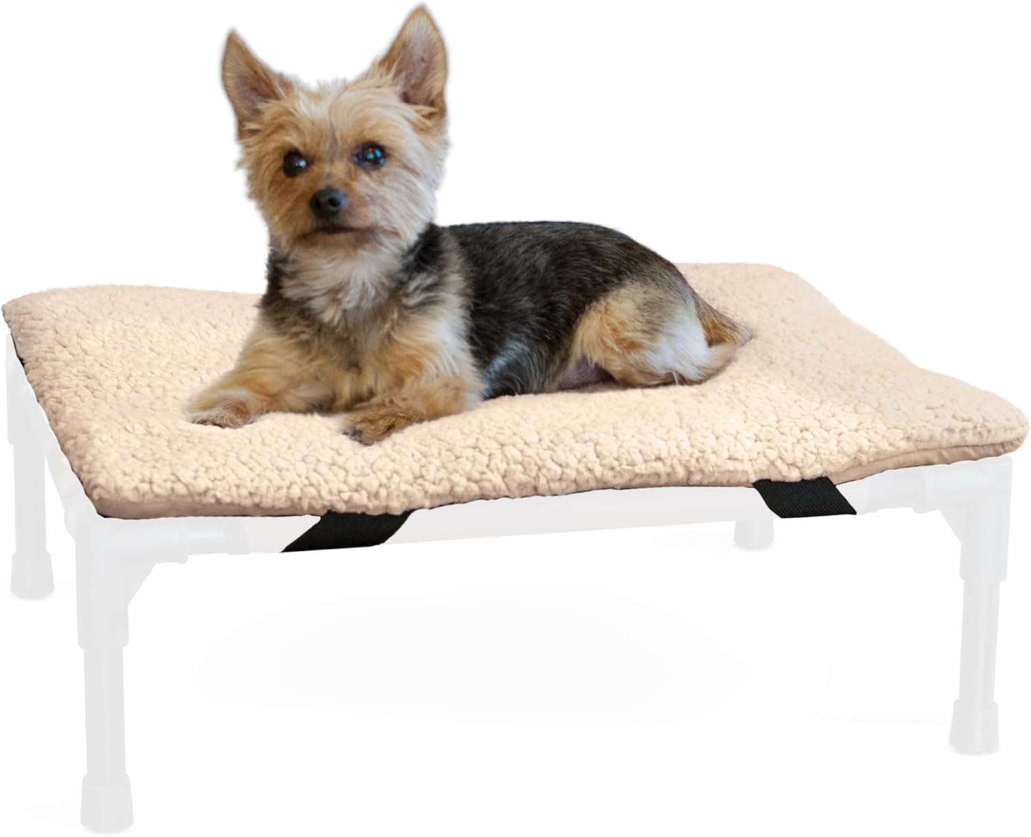 K&H PET PRODUCTS Original Pet Cot Microfleece Pad - Tan, Small 17 X 22 Inches