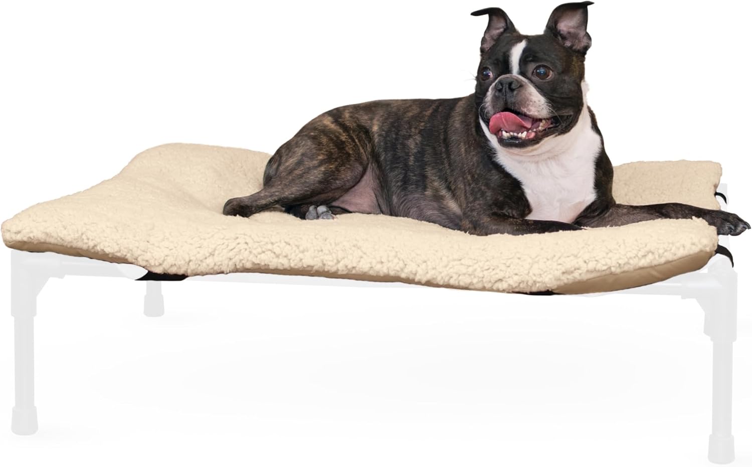 K&H PET PRODUCTS Original Pet Cot Microfleece Pad - Tan, Medium 25 X 32 Inches