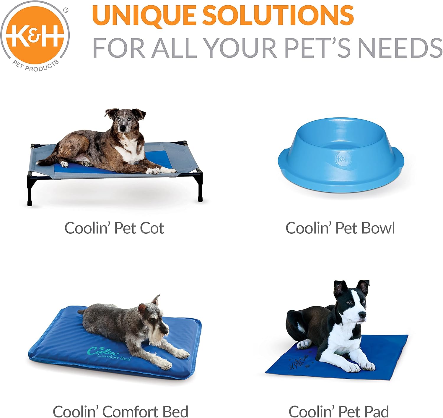 K&H Dog Pool, Portable Pet Bath, X-Large 50x32in, Chill Blue