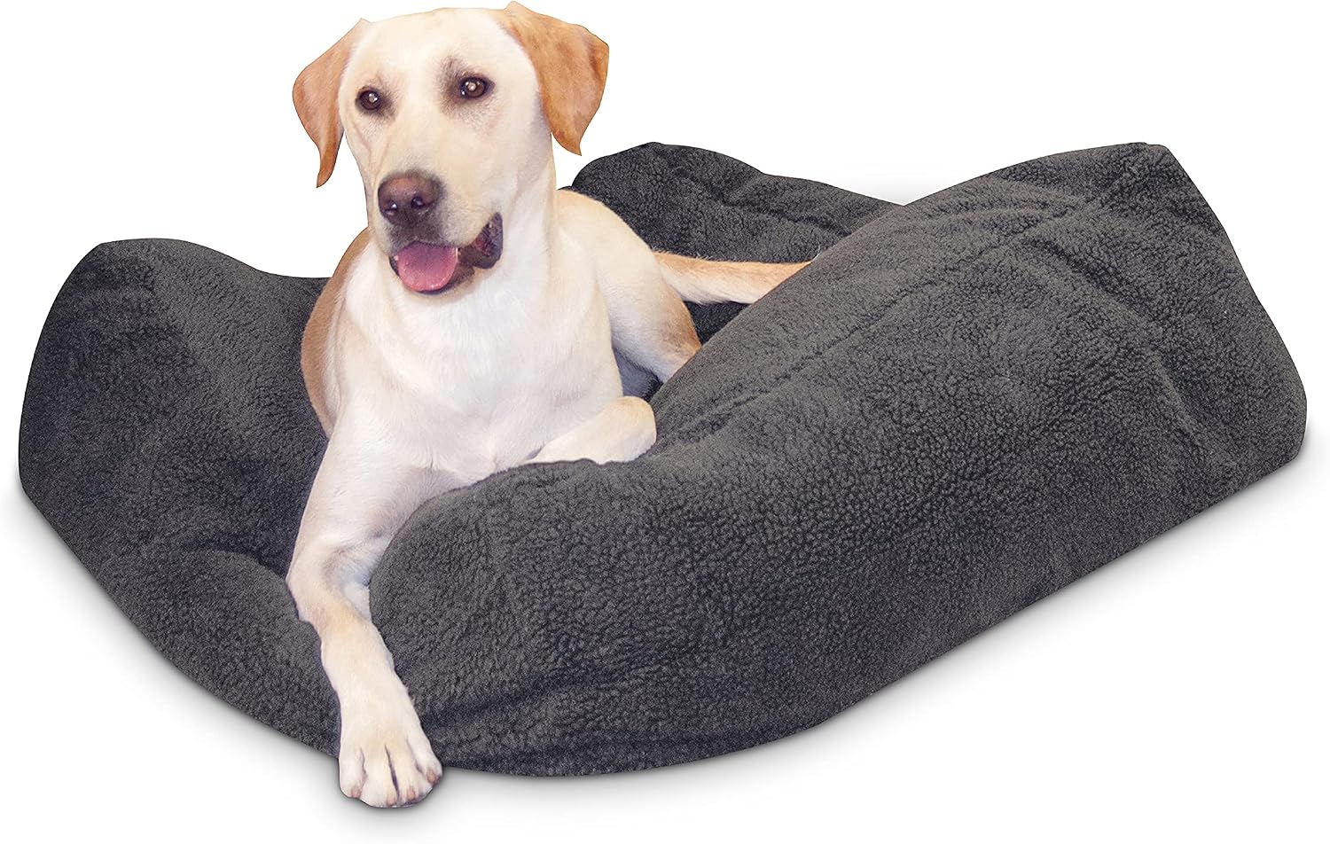 K&H Pet Products Cuddle Cube Pet Bed Gray Large 32 X 32 Inches
