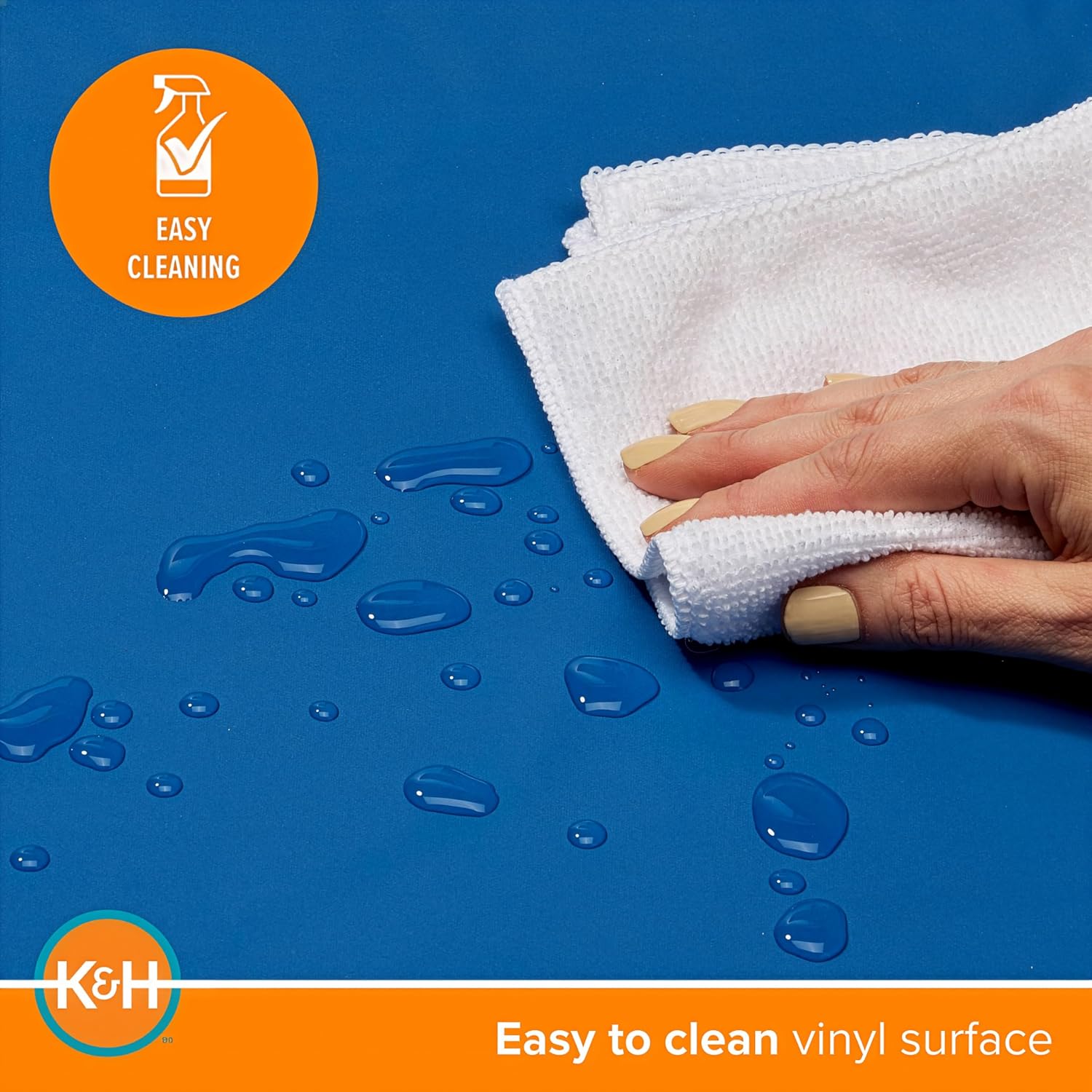 K&H Dog Cooling Mat, Coolin' Pet Pad - X-Large 38x27in Chill Blue