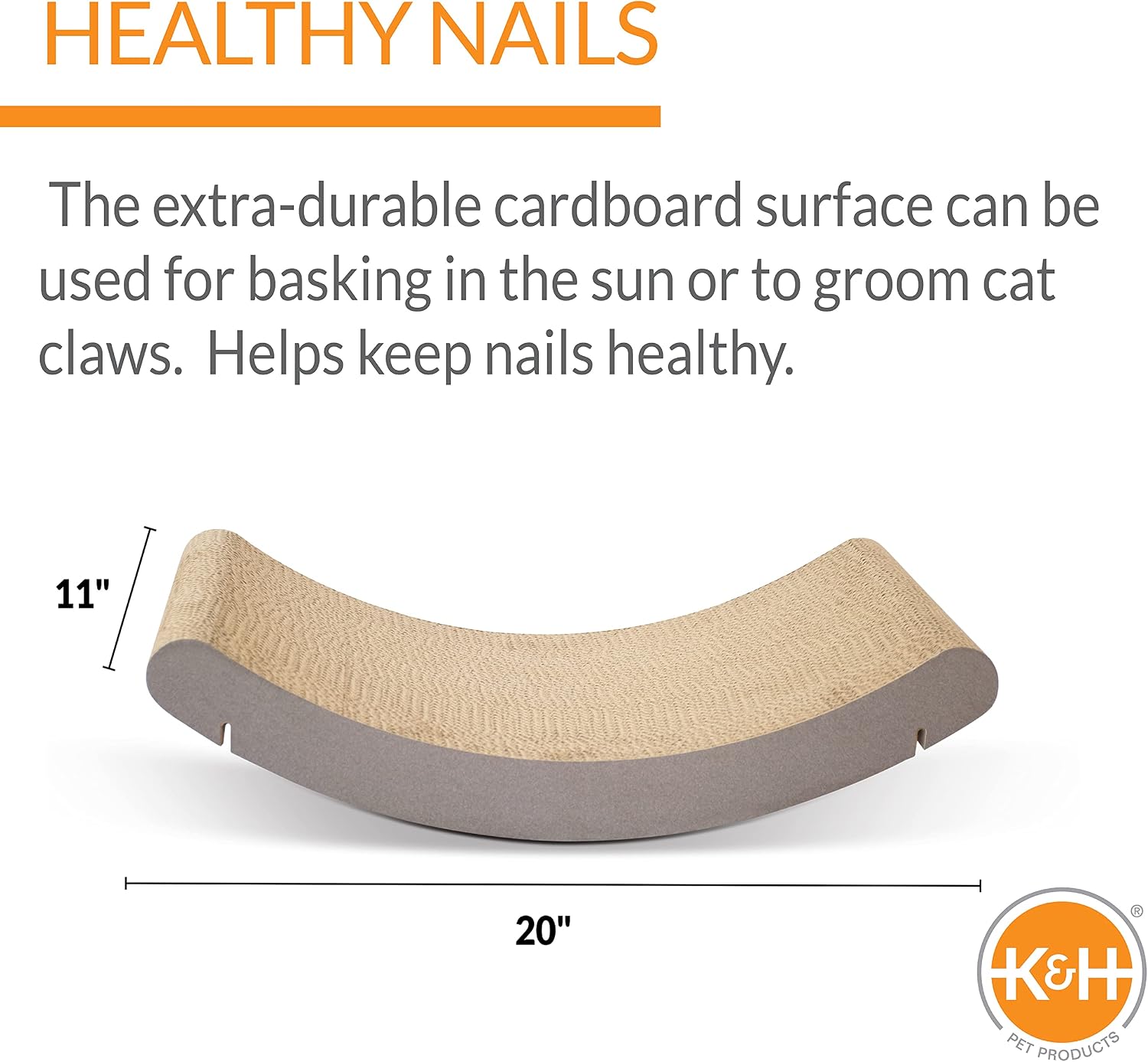 K&H Cat Window Perch, EZ Mount Window Scratcher Cradle REFILL ONLY, 20x11
