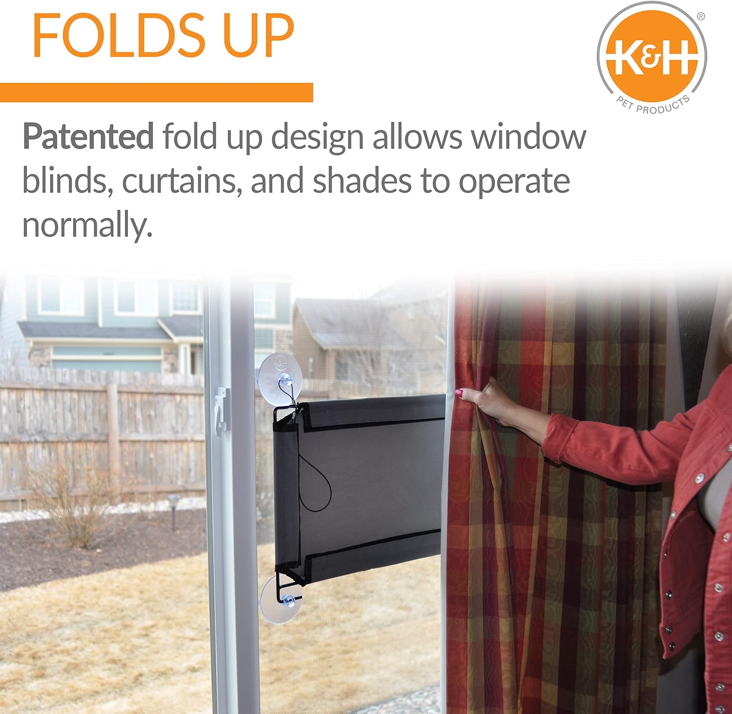 K&H Cat Window Perch, Lounger for Large Cats - 23x12in Fleece