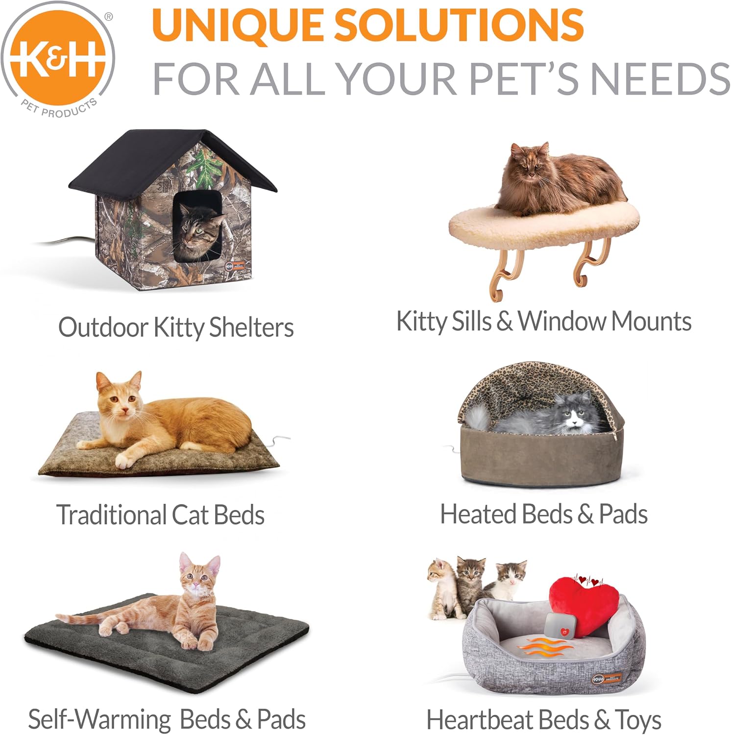 K&H Cat Window Perch, Lounger for Large Cats - 23x12in Fleece