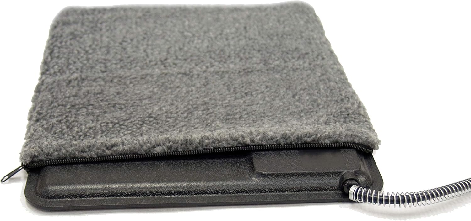 K&H PET PRODUCTS Extreme Weather Kitty Pad or Small Lectro-Kennel Deluxe Cover Gray 12.5 X 18.5 Inches